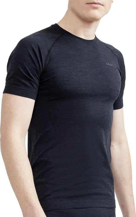 Craft core dry active comfort ss m heren thermoshirt - zwart m