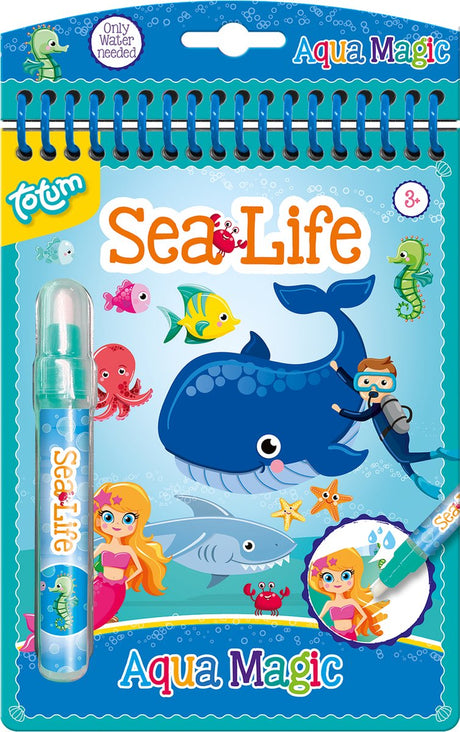 Totum Aqua Magic Sealife Wasser-Malbuch