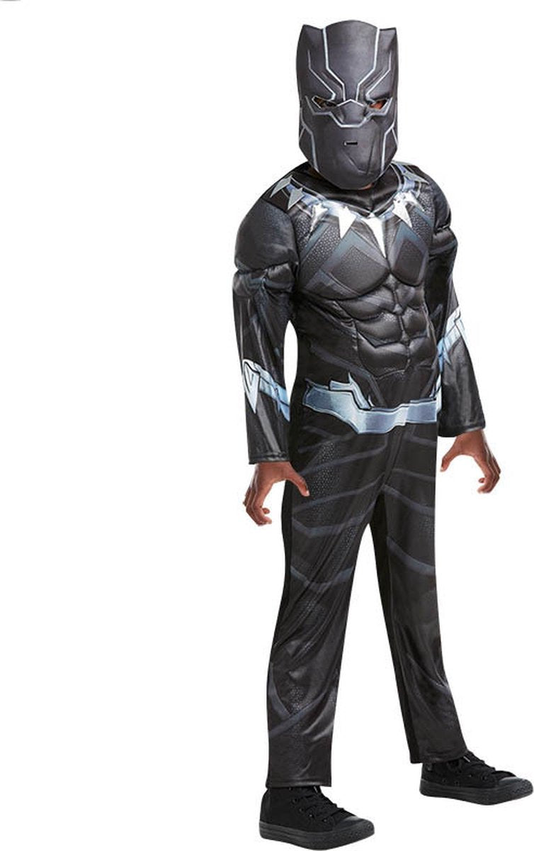 The Avengers Rubie's Kostüm schwarzer Panther Polyester Größe 104 110