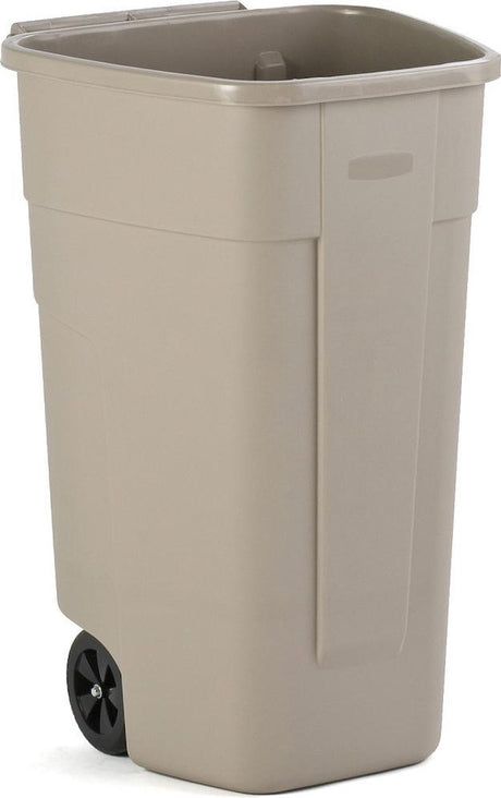 Rubbermaid mobiele container - 110 l - beige