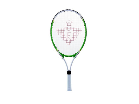 Tennisschläger mit Abdeckung und 2 Kugeln - grün