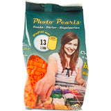 Nabbi Fotoperlen, Größe 5x5 mm, Lochgröße 2,5 mm, mittel, leuchtend orange (13), 1100 Stück 1 Box