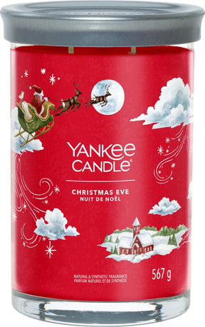 Yankee Candle – Heiligabend-Duftkerze im großen Glas – 100 Brennstunden – zwei Dochte