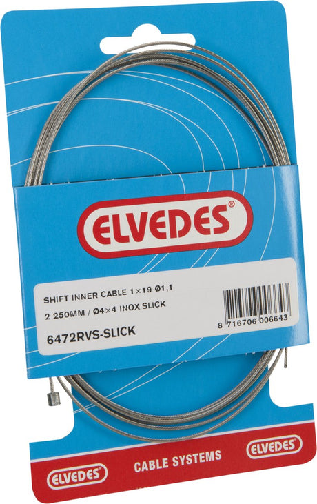 Schalten Sie Innenkabel ELDEN 2250 mm Edelstahl Slick Ø1.1mm Shimano Sram N-Nippel (auf der Karte)