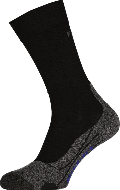 Falke TK2 Cool Anti-Blister Wandersocken aus dickem Lyocell-Funktionsmaterial Herren Schwarz - Größe 46-48