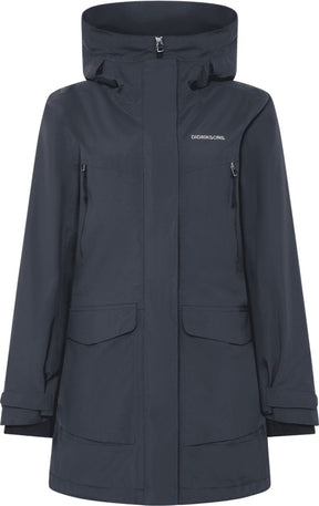 Didriksons felia wns parka dames outdoorjas - dark night blue 44