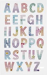 Kreativfirma Diamant Sticker Alphabet, 1 Blatt