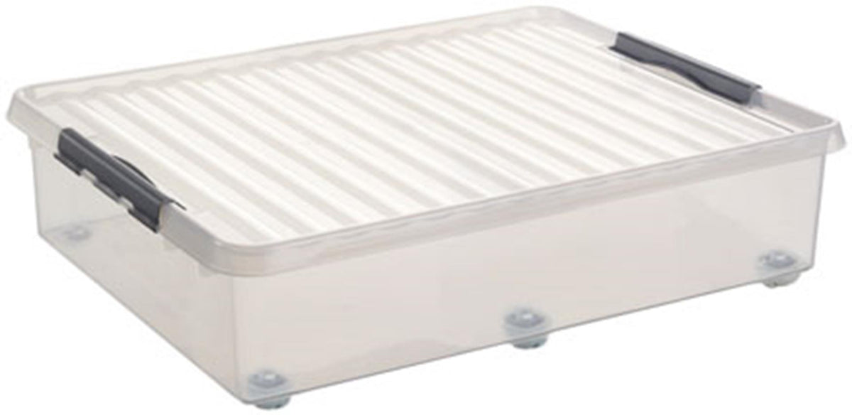 Sunware q-line Rollbox 60 Liter transparent 80x50x20cm