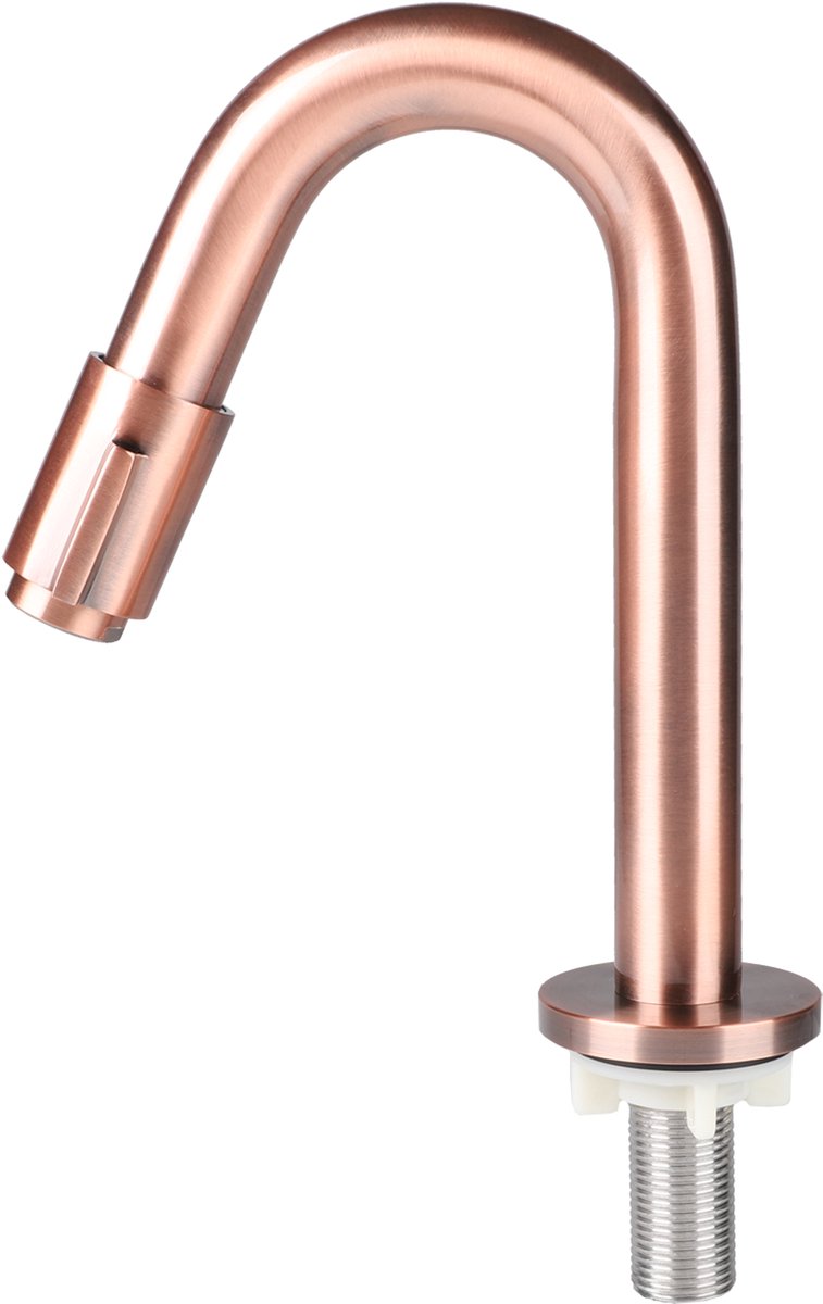 Differnz Brunnenhahn gebogen 19cm Rotkupfer
