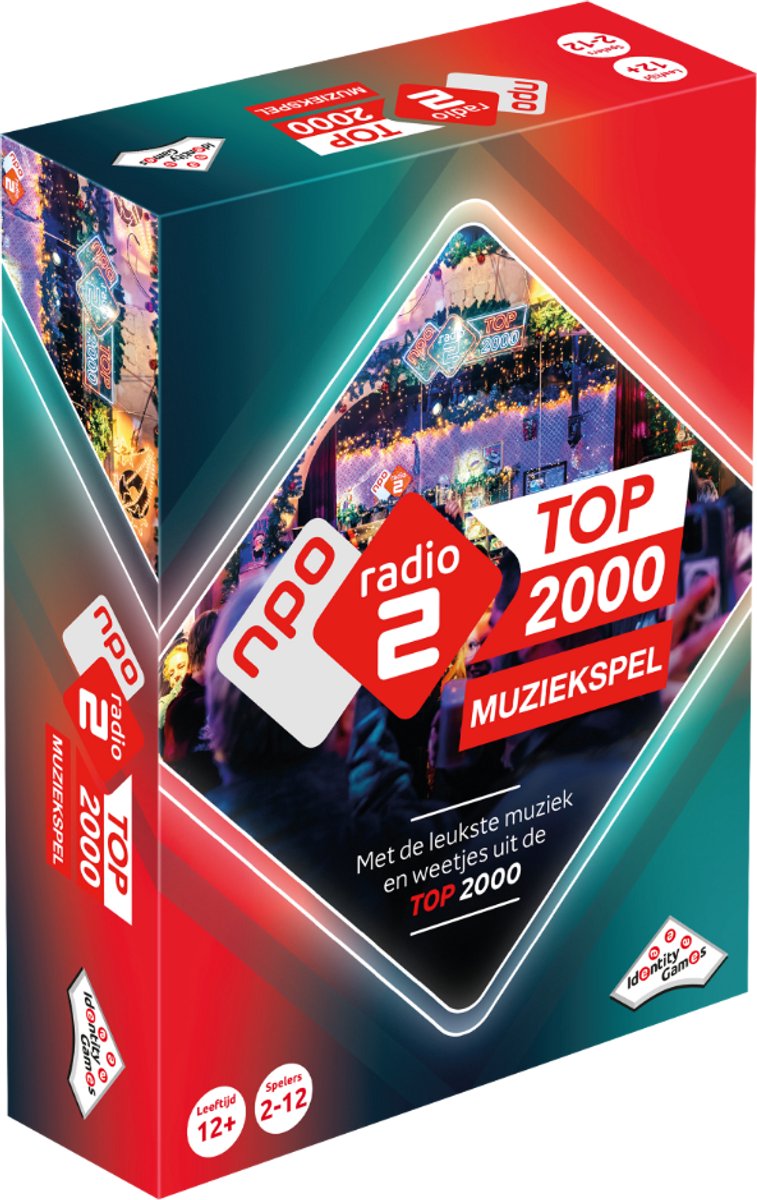 Identity games top 2000 muziekspel - partyspel - met de leukste liedjes en weetjes uit de top 2000