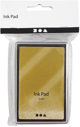 Stempeltinte der Firma Creativ, gold, H: 2 cm, Maße 9x6 cm, 1 Stück