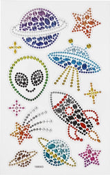 Kreativfirma Diamant Sticker Space, 1 Blatt