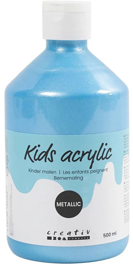 A-Color Metallic-Acrylfarbe, Hellblau, 03- Metallic, 500 ml