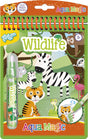 Totum Junior, magisches Wasser-Malbuch, Tierwelt, Wildtiere – Aqua Magic, wiederverwendbares Zeichenbuch, 16 x 21 cm, Lernspielzeug für Kleinkinder, Junior