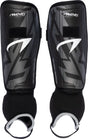 Avento scheenbeschermers - pro-style - zwart zilver - maat s