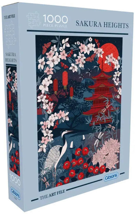 Gibsons the art file: sakura heights puzzel 1000 stukjes