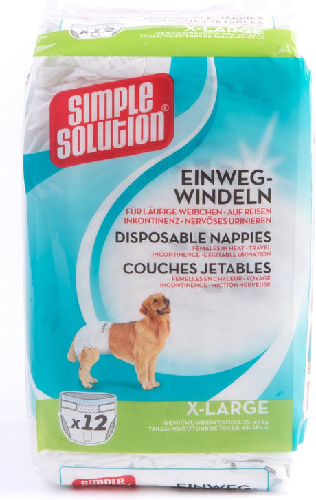 Einfache Lösung Einweghundwindel
