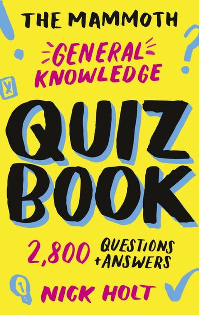 The mammoth general knowledge quiz book