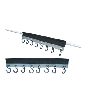 8-hook-organizer kapstok voor tent met 8 kunststof haken