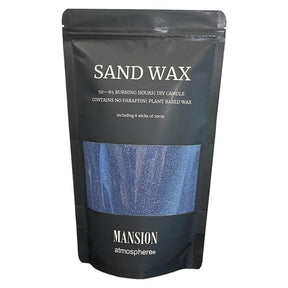 Mansion Atmosphäre Sandwachs dunkelblau 500g Druckverschlussbeutel mit 8 Dochten