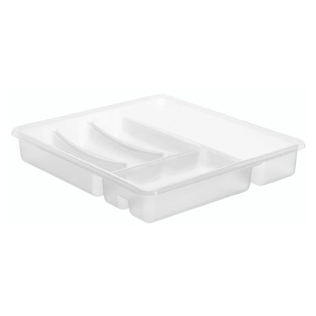 Rotho Besteckkasten 6 Fächer transparent