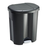 Rotho Trio Abfallbehälter 10l + 2x15l schwarz
