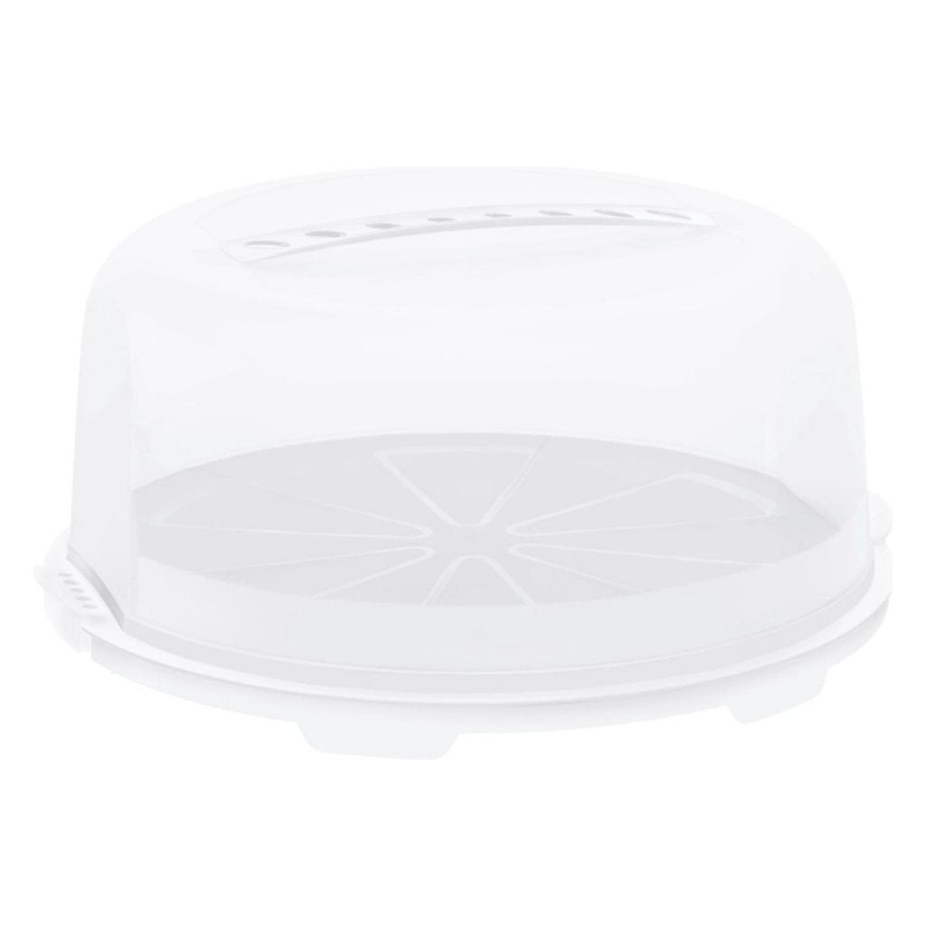 Rotho Frischkuchenbox 35,5x16,5 cm weiß transparent