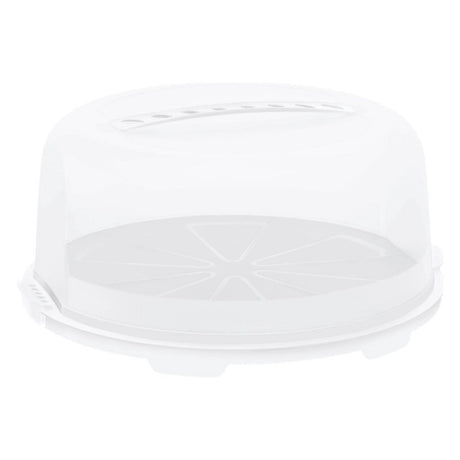 Rotho Frischkuchenbox 35,5x16,5 cm weiß transparent