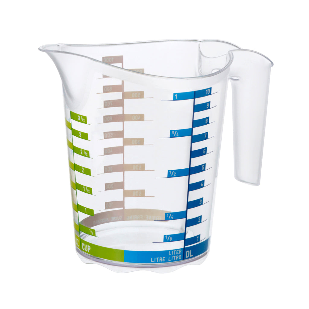 Rotho Domino Messbecher 1l transparent