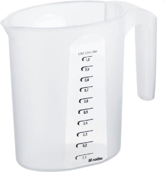 Rotho Topline Messbecher 1l transparent