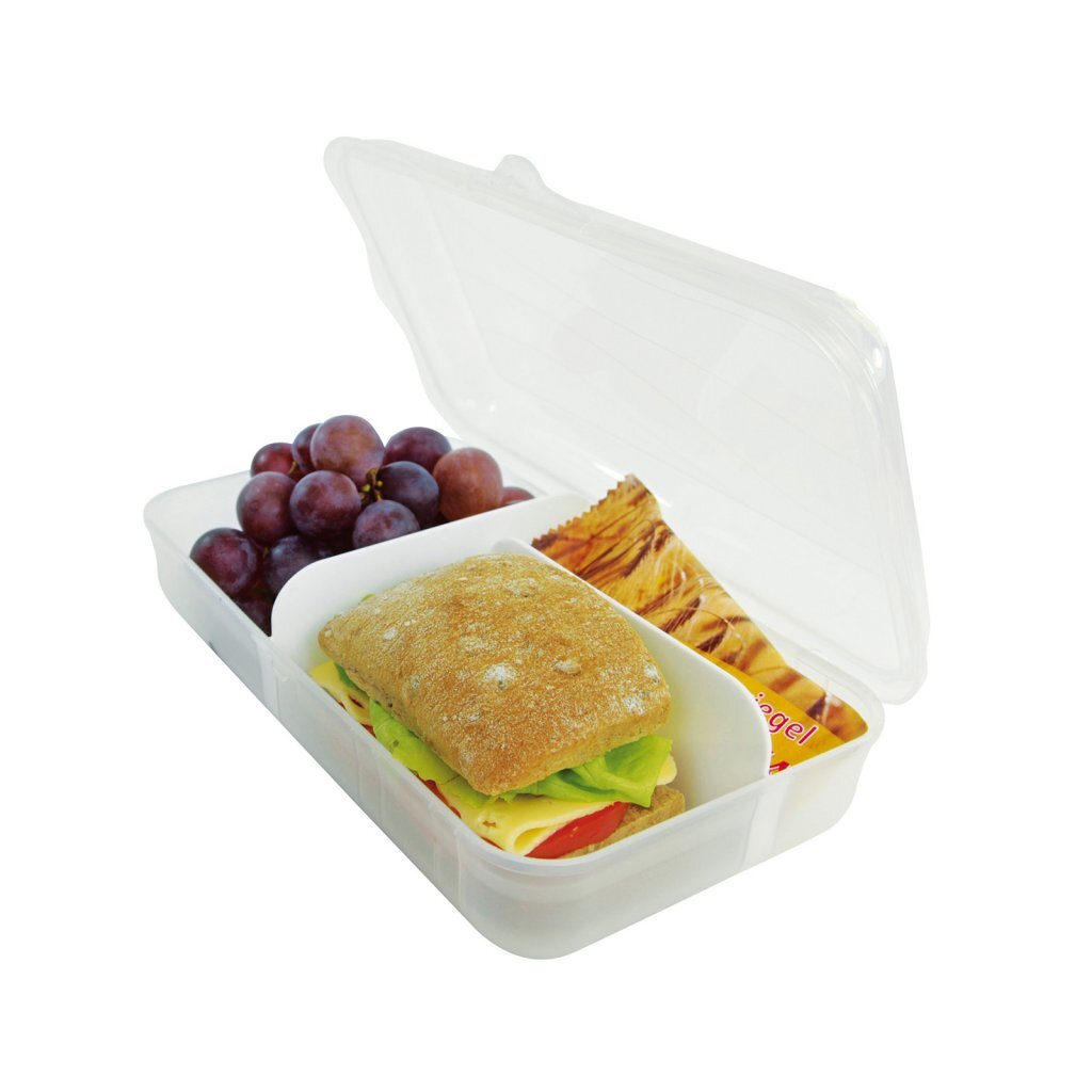 Rotho Fun Lunchbox mit Trennwänden 1,7l transparent