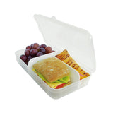 Rotho Fun Lunchbox mit Trennwänden 1,7l transparent