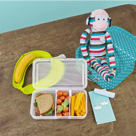 Rotho Fun Lunchbox mit Trennwänden 1,7l transparent