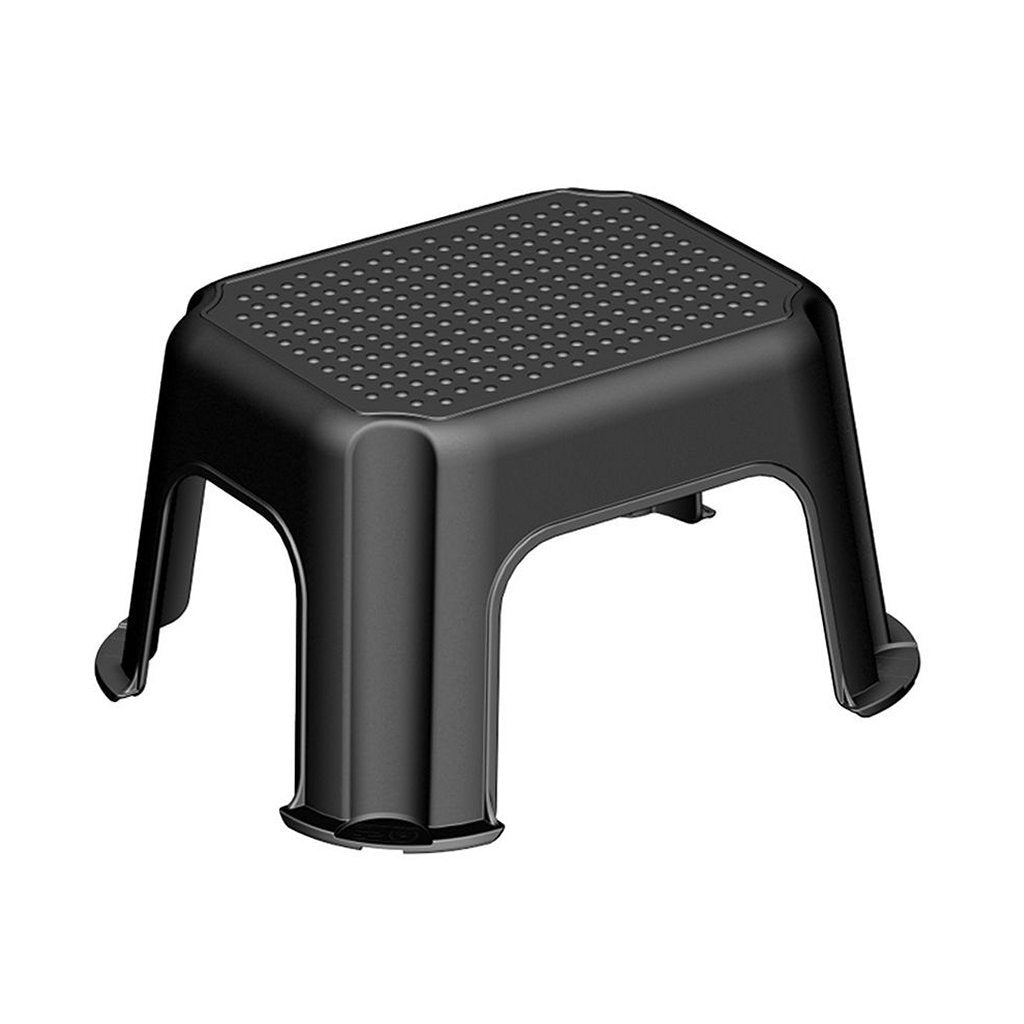 Rotho Basic Tritthocker schwarz