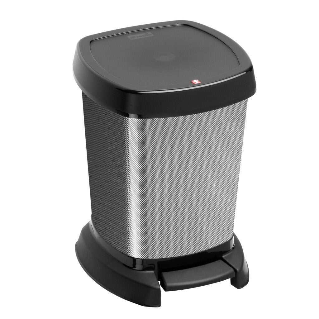 Rotho Paso Treteimer 6l Carbonmetallic