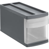 Rotho Systemix Design-Kommode 39,5x17x20,3 cm Anthrazit