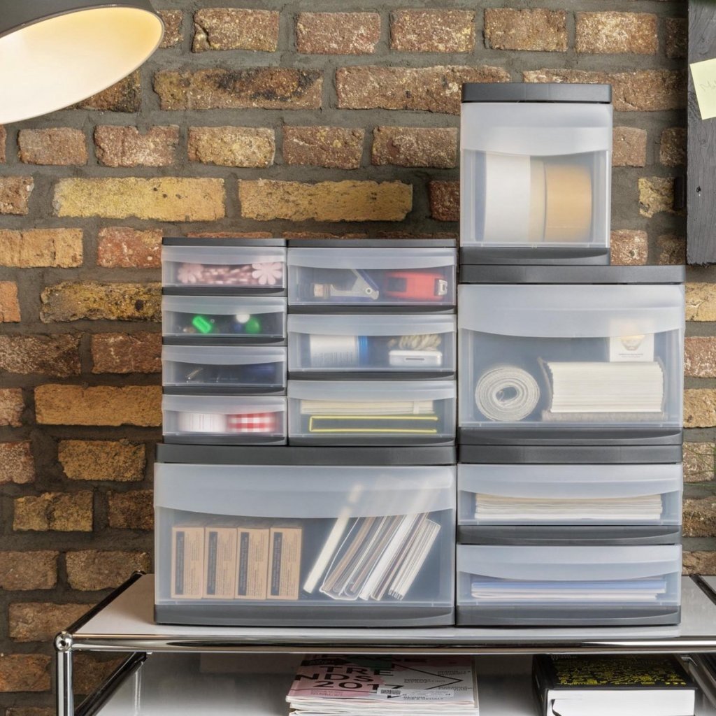 Rotho Systemix Design-Kommode 39,5x17x20,3 cm Anthrazit