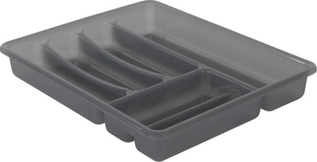 Rotho Basic Besteckkasten 6 Fächer Anthrazit