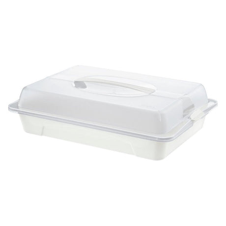 Rotho Fresh Party Butler Serviertablett 43,5x11x29,5 cm weiß transparent