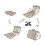 Rotho Rotho Toby Haustiertransportbox Cappuccino