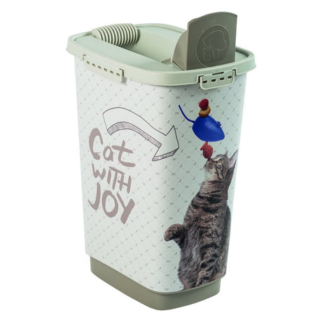Rotho Cody Cat Tierfutterbehälter 25l Cappuccino Sand