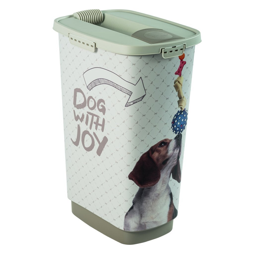 Rotho Cody Hundefutterbehälter 50l Cappuccino Sand
