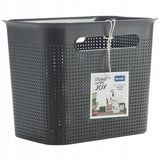Rotho Brisen Aufbewahrungskorb 26,2x18x21,1 cm 7l Anthrazit