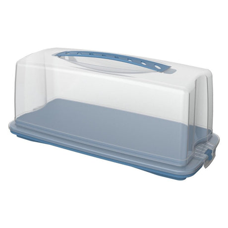 Rotho Frischkuchenbox 36x16,5x16,5 cm Horizontblau transparent