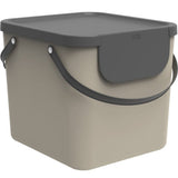 Rotho Albula Mülltrenner 38,8x35,5x33,9 cm 40l Cappuccino