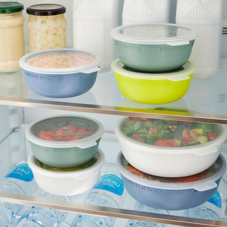 Rotho Tresa Schüssel + Deckel 1,02l Horizontblau