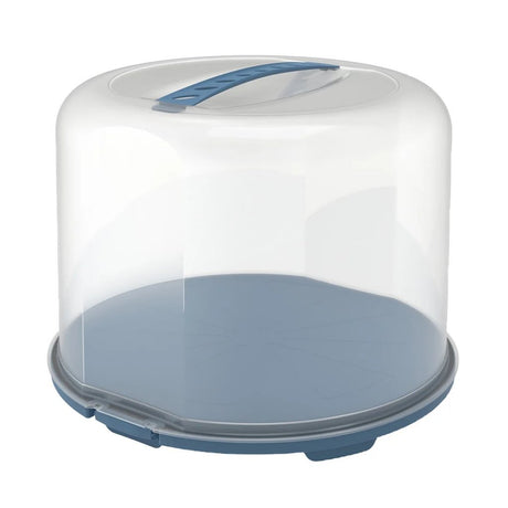 Rotho Frischkuchenbox XL 35,5x34,5x26 cm Horizontblau transparent