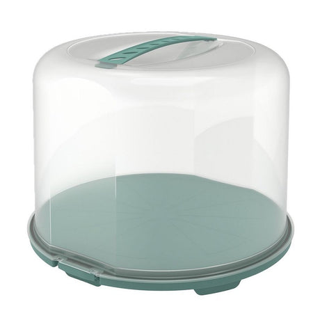 Rotho Frischkuchenbox XL 35,5x34,5x26 cm Mistelgrün transparent