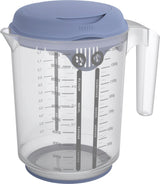 Rotho Fresh Mixbecher mit Spritzdeckel 1,5l Horizontblau