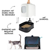 Rotho Biala Katzentoilette blau